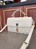 紀詩(shī)哲（GIEVSZHE）包包女包2026年新款輕奢侈女士單肩斜挎手提包情人節生日禮物 米白色【2026年新款】 曬單實(shí)拍圖