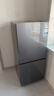 海爾（Haier）冰箱193升雙門(mén)兩門(mén)對開(kāi)門(mén)風(fēng)冷無(wú)霜一級能效節能變頻玻璃面板凈味家用租房電冰箱BCD-193WGHC2E7AS 曬單實(shí)拍圖