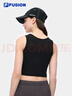 FILA FUSION斐樂(lè )潮牌女子針織背心2025夏休閑緊身無(wú)袖上衣 曬單實(shí)拍圖