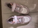 鴻星爾克（ERKE）童鞋男女童休閑鞋兒童大小童革面運動(dòng)鞋山藥灰/微晶白/霧粉37 曬單實(shí)拍圖