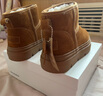 百麗（Belle）周雨彤同款暖墩墩雪地靴女25冬新商場(chǎng)款厚底增高短靴E6C1DDD5預售 棕色-低筒 37 曬單實(shí)拍圖