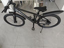 阿米尼自行車(chē)鋁合金油壓碟剎24速成人青少年山地車(chē)禧瑪諾變速輕便省力 消光木炭灰 26英寸 曬單實(shí)拍圖