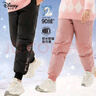 迪士尼兒童羽絨褲女童褲子白鴨絨保暖褲中大童休閑褲 4CK002粉色 130  曬單實(shí)拍圖