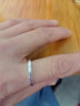 碎冰冰戒指女輕奢高級感999純銀窄版素圈足銀閉口指環(huán)送女友禮物 2mm碎冰冰戒指—14號 曬單實(shí)拍圖