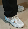 安踏男鞋運動(dòng)鞋子男士秋冬季款皮面防潑水透氣輕便軟底白色跑步休閑鞋 【皮面防潑水神器】安踏白/灰-4 41 曬單實(shí)拍圖