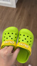 樸西兒童洞洞鞋eva2~7歲男女童包頭涼鞋夏季2025新款防滑可下水沙灘鞋 萌芽綠 森林元氣色 22 (160mm) 曬單實(shí)拍圖
