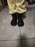 G.duck小黃鴨女童馬丁靴2024新款秋冬兒童短靴時(shí)尚軟皮洋氣蝴蝶結公主鞋 黑色單里 （腳長(cháng)加1cm下單哦） 27 （內長(cháng)16.9cm） 曬單實(shí)拍圖