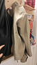 優(yōu)衣庫男裝女裝休閑拉鏈短茄克外套巴恩風(fēng)翻領(lǐng)夾克478230 480827 478230/34駝色 S 曬單實(shí)拍圖