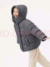 坦博爾兒童羽絨服女童短款連帽運動(dòng)面包服TC5530311Z 高質(zhì)灰  160  曬單實(shí)拍圖