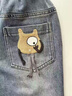 迪士尼（Disney）牛仔褲男童2025新款兒童春秋薄款淺色直筒褲男孩韓版褲子寶寶小童 大眼牛仔褲(一體絨) 補貼款 100 曬單實(shí)拍圖