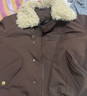 鴨鴨（YAYA）2025冬季新款女裝羽絨服時(shí)尚百搭保暖顯高顯瘦毛毛領(lǐng)高級感外套ZP 咖色 M 曬單實(shí)拍圖