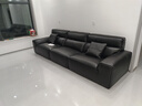 林氏家居現代簡(jiǎn)約大黑牛真皮沙發(fā)2025新款國家補貼加高靠背客廳沙發(fā)PS504 曬單實(shí)拍圖