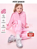 MiniPeace太平鳥(niǎo)童裝秋新女童套裝FBFCF3224 鳳仙花粉 160cm 曬單實(shí)拍圖