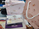 迪士尼（Disney）四葉草手鏈女款輕奢高端小眾女士飾品送閨蜜女友生日禮物手鏈女生 貝母四葉草-櫻花粉【飾品禮盒】 曬單實(shí)拍圖