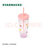 星巴克（Starbucks）玻璃杯650ml咖啡杯泡茶杯冷水杯吸管杯男女學(xué)生杯生日禮物 曬單實(shí)拍圖