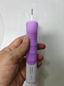 歐樂(lè )B（Oral-B）歐樂(lè )B電動(dòng)牙刷成人情侶男女生日禮物情人節軟毛超聲波實(shí)用便攜結婚中秋禮品 D12紫色（刷頭*1） 曬單實(shí)拍圖