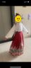矢颯古風(fēng)馬面女童套裝春季中式兒童國風(fēng)新款唐裝織金紅色公主裙新款 印花馬面裙+白色上衣項鏈 150 150 曬單實(shí)拍圖
