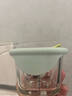 樂(lè )扣樂(lè )扣嬰兒輔食盒玻璃保鮮盒小寶寶冷凍儲存罐可蒸煮輔食杯豆綠方形 曬單實(shí)拍圖