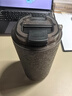 胖東來(lái)同款新款高顏值咖啡杯鈦杯帶提繩戶(hù)外便攜鈦杯輕奢清新覆鈦咖啡杯 純晶黑 480ml 曬單實(shí)拍圖
