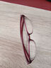 夕陽(yáng)紅老花鏡女防藍光大框優(yōu)雅女士輕便舒適老人高清老花鏡E9004R 350度 曬單實(shí)拍圖