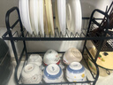 京嚴碗碟收納架瀝水碗架廚房置物架碗具收納架多功能臺置式儲物神器 曬單實(shí)拍圖
