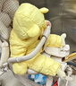 巴拉巴拉童裝嬰兒連體衣輕薄羽絨服寶寶衣服2025冬裝抱衣爬服男童女童萌趣 黃色雪人-白鴨絨 100 cm-充絨量53g 曬單實(shí)拍圖