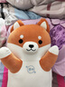 RICH YOUR HOME德國品質(zhì)柴犬抱枕狗狗玩偶公仔毛絨玩具布娃娃長(cháng)條床上夾腿小玩偶 長(cháng)條柴犬 90厘米 曬單實(shí)拍圖