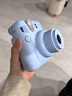 FUJIFILM(富士) instax mini12 立拍立得 一次成像相機 生日禮物 七夕禮物 送禮可愛(ài)迷你立拍立得相機 MINI12 繡球藍 曬單實(shí)拍圖
