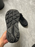 HOKA男款秋季克利夫頓 9跑步鞋CLIFTON 9輕量耐磨緩震 黑色/黑色-寬版 42.5 曬單實拍圖