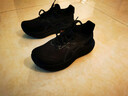 亞瑟士ASICS男子寬楦緩震跑步鞋 GEL-NIMBUS 27 (2E) 黑色/灰色 42.5  曬單實(shí)拍圖