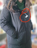 雪中飛羽絨服女中長(cháng)款工裝連帽過(guò)膝時(shí)尚冬裝保暖純色外套 黑色 M 曬單實(shí)拍圖