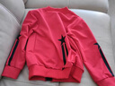 G.duck男童外套春秋款中大童夾克2023新款兒童棒球服韓版3-12歲男孩秋裝 紅色 120碼 (適合身高105-115cm) 曬單實(shí)拍圖