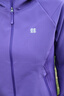 KOLON SPORT/可隆戶(hù)外軟殼衣 女士防潑水透濕防風(fēng)Hybrid軟殼夾克 LKJK6SN036-DU 深紫色 S 160/84A 曬單實(shí)拍圖