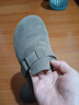 熱風(fēng)（Hotwind）【商場(chǎng)同款】女鞋通勤勃肯拖鞋2025年新款秋冬加絨百搭慵懶穆勒鞋 09灰色(單里)H15W25105 38 曬單實(shí)拍圖