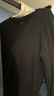 優(yōu)衣庫女裝HEATTECH EXTRA WARM 混紡圓領T恤/長袖 9%羊絨 478955 478955/09黑色 M 曬單實拍圖