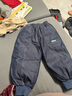 齊齊熊【仿牛仔羽絨褲】齊齊熊兒童羽絨褲男童冬季外穿女童寶寶保暖褲子 曬單實(shí)拍圖