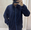 優(yōu)衣庫男裝針織搖粒絨拉鏈茄克/長(cháng)袖外套廓系夾克25秋冬479863 69 藏青色 L /175/100A 曬單實(shí)拍圖