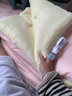 富安娜蠶絲大豆被子 超柔針織冬季加厚被芯 雙人冬厚被約8.2斤203*229cm 曬單實(shí)拍圖