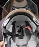 野馬（YEMA）3C認證359S電動(dòng)摩托車(chē)頭盔男女秋冬季輕便式半盔電瓶車(chē)安全帽 四季通用 卡其白彩帶花配透明長(cháng)鏡 曬單實(shí)拍圖