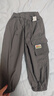巴拉巴拉balaOne寶寶長(cháng)褲男童工裝褲秋季新款寬松束腳休閑褲褲戶(hù)外潮 中灰20410 110 曬單實(shí)拍圖