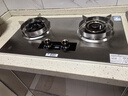 櫻花帝王煤氣灶雙灶具嵌入式家用猛火燃氣灶天然氣大火力液化氣罐裝臺式爐 【天然氣】加強不銹鋼+左爐增壓猛火 十大品牌 曬單實(shí)拍圖