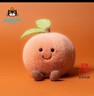 Jellycat趣味雙葉桃子毛絨玩偶可愛(ài)食物水果公仔娃娃生日新婚禮物 趣味雙葉桃子 One Size 曬單實(shí)拍圖