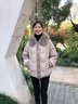琴莫媽媽冬裝棉衣外套洋氣中老年女裝冬季國風(fēng)羽絨棉服女短款刺繡棉襖 卡其色 3XL （建議125-140斤） 曬單實(shí)拍圖