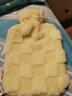 JCZS德國品牌熱敷專(zhuān)用熱水袋注水暖水袋女生大號加厚充灌水暖肚子腰暖 大號2000ML透明色+黃格防燙布套 曬單實(shí)拍圖