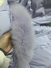 雪中飛秋冬新款女士時(shí)尚休閑簡(jiǎn)約防風(fēng)狐貍毛領(lǐng)立領(lǐng)大口袋設計短款羽絨服 紫色|6073 L 165/88A 曬單實(shí)拍圖