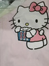 果殼（Gukoo）睡衣女夏季HelloKitty可愛(ài)卡通印花新款女士家居服套裝 米白  L 曬單實(shí)拍圖