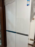 美的（Midea）熊墩墩系列601/603升十字四開(kāi)門(mén)風(fēng)冷無(wú)霜一級變頻雙系統底部散熱超薄零嵌入式PST+凈化大容量冰箱 Pro款BCD-603WUSPZM(E)海貝白 曬單實(shí)拍圖