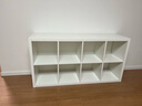 宜家（IKEA）KALLAX卡萊克書(shū)架家用書(shū)柜置物架落地靠墻柜客廳儲物收納 白色77x147cm 曬單實(shí)拍圖