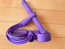 李寧（LI-NING）六根腳蹬拉力器彈力繩健身器材仰臥起坐輔助器腳踏卷腹家用普拉紫 曬單實(shí)拍圖