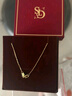 周大生黃金項鏈女足金O字鏈素鏈鎖骨鏈金鏈生日禮物送女友 1.46g 曬單實(shí)拍圖